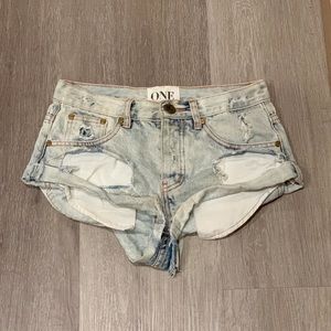 One Teaspoon Denim Shorts